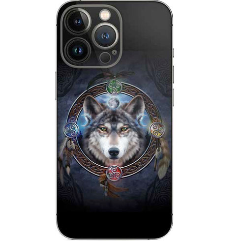 Brigid Ashwood Celtic Wolf Guide iPhone 14 Pro Skin